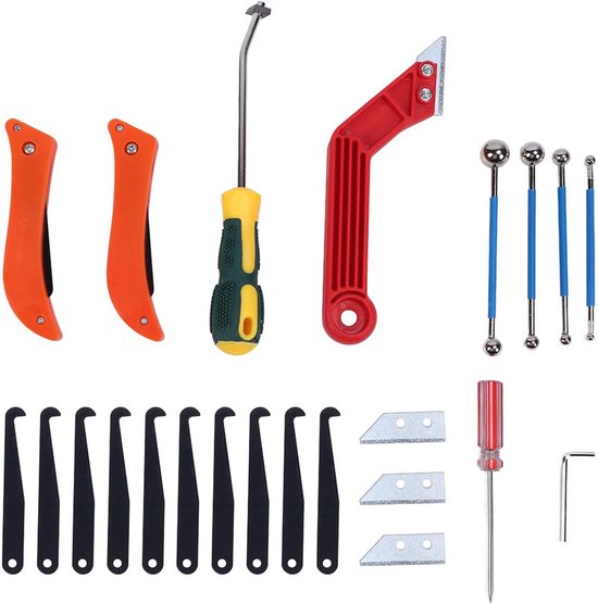 Voegverwijderaar en Reinigingsgereedschapset voor Tegels en Voegen van Merkloos	