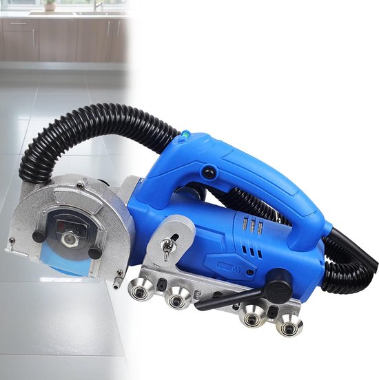 Voegverwijderaar - Tegelreiniger - Voegen Vernieuwen - Geïntegreerde Stofzuiger - 1200W - Grijs