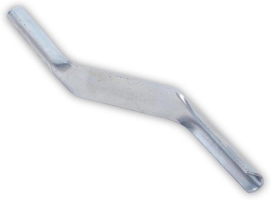 Voegvormer Metselwerk - Voegspaan - Mortel Afwerken - Dubbelzijdig Gebruik - 16 & 19 mm - Zilver