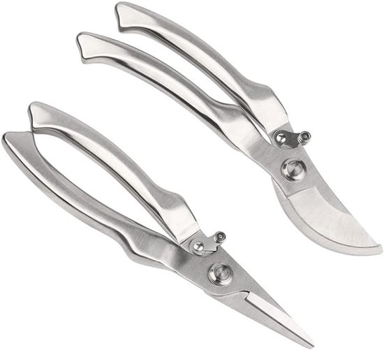 Volledig Stalen Terugslag Snoeischaar - Krachtbesparend - Elleboogmodel - Voor Dikke Takken En Bonsai - 2 delen van Merkloos	