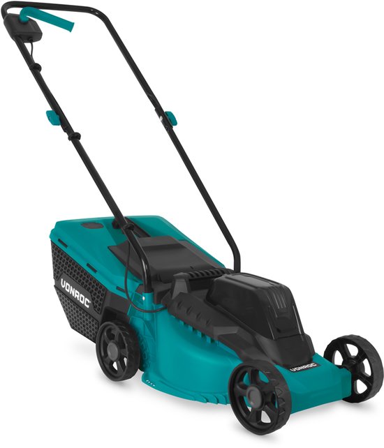 VONROC Accu Grasmaaier 20V - 32 cm maaibreedte - Borstelloze motor - Drie instelbare maai-hoogtes: 30/50/70 mm - Incl. 30L Opvangbak - Excl. Accu en snellader van VONROC
