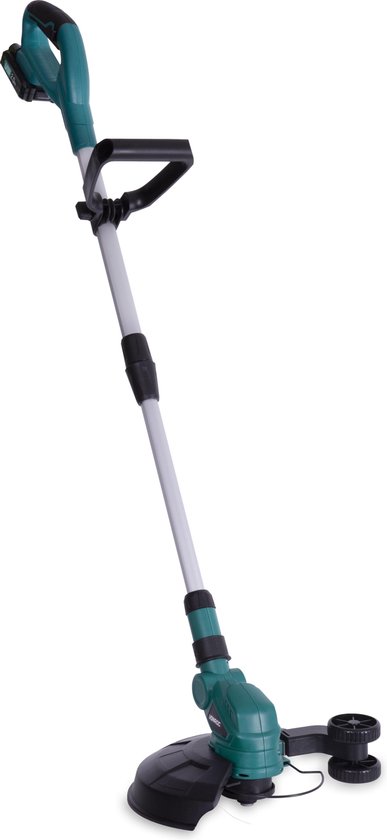 VONROC Grastrimmer 20V - VPower 20V Incl. 2.0Ah accu en oplader - 250mm - Dubbele spoel (2x4m) - Telescopische stang van VONROC