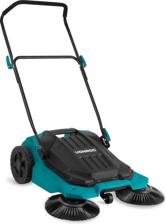 VONROC Veegmachine - 65cm veegbreedte - 18 liter reservoir - veegt tot 2600m2 per uur van VONROC