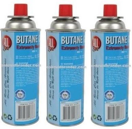 Voordeelverpakking 3 maal gasflessen voor Kinzo onkruidbrander van Kinzo