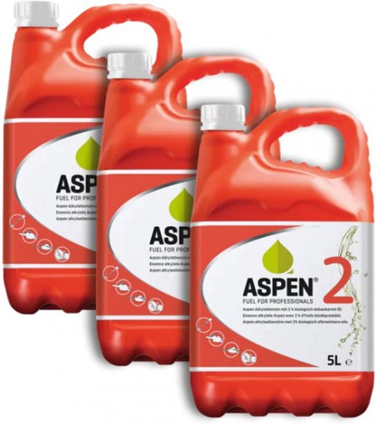 Voordeelverpakking 3st ASPEN 2 VOOR 2-TAKTMOTOREN 5L van Merkloos	