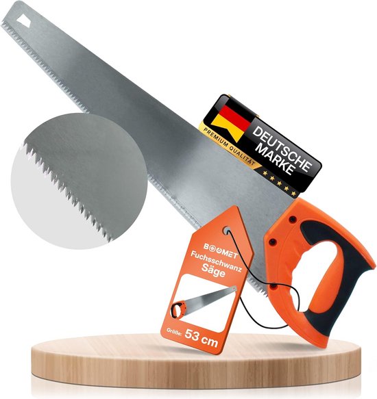 Vossenstaartzaag 450mm - Handzaag met geharde tanden voor hout en tuin van Merkloos	