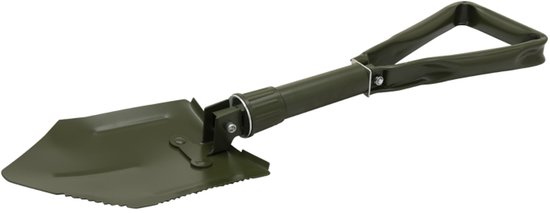 Vouwschep uitgerust met karteltanden in opbergtas van Merkloos	