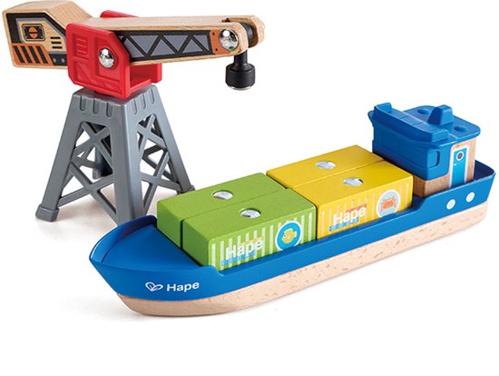 Vrachtschip & Kraan van Playmobil