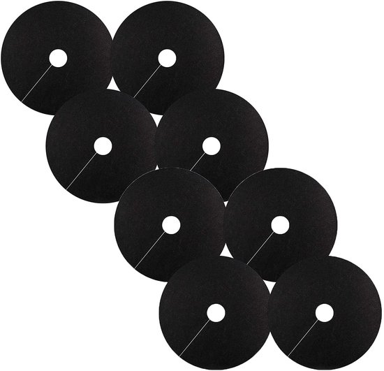 Vt products - Set van 8 boomwortels - Boombeschermingsmat - Effectieve onkruidbestrijding - 16,5 inch - Wortelbescherming - Ideaal voor bomen - Gemakk