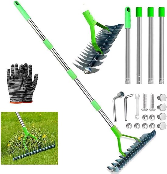 VVGoods - Handige verticuteermachine voor gazonbeluchting en tuinreparatie, 170 cm
