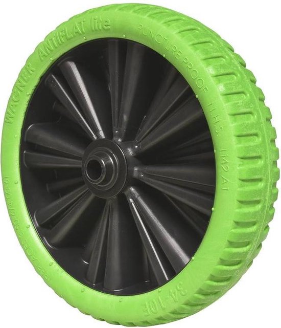 WAGNER System Kruiwagenwiel, lekvrij, groen, Ø 332 mm van WAGNER System