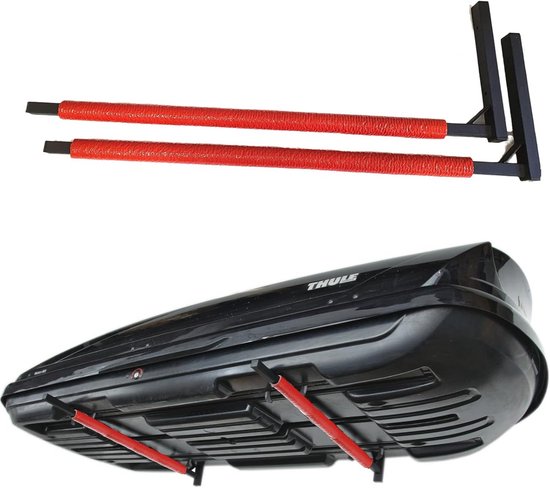 Wandhouder voor Dakkoffer en Tuingereedschap - Stalen Muurbeugel, 82 cm van Merkloos	