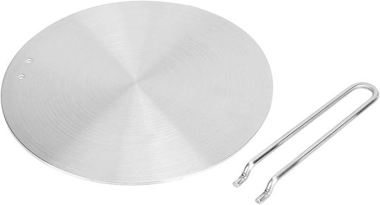 Warmteverspreider - inductie plaat adapter - converter - gas elektrische kookplaat (20cm 22cm 24cm) (24cm) van Merkloos	