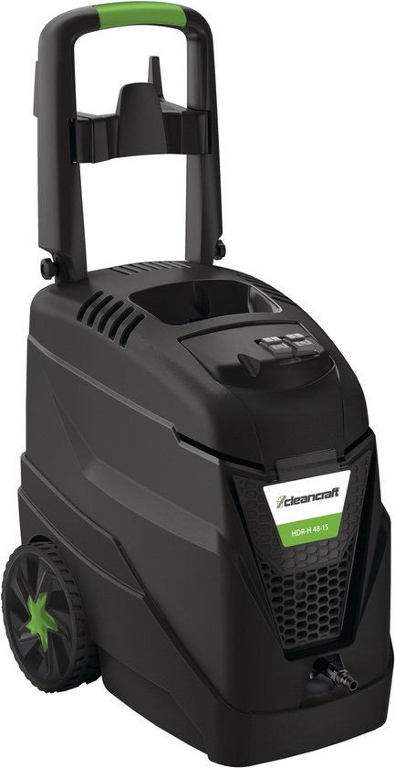 Warmwater hogedrukreiniger instapmodel - werkdruk 110 bar - 480 l/h - 90°C - 2,3 kW 230 V Cleancraft HDR-H 48-15 van Merkloos	