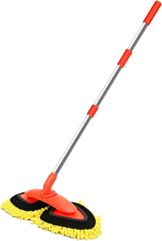 Wasborstel - Autowasmop Autowasborstel - Voertuigen Reinigen - Intrekbare Telescoopsteel - 110 cm - Niet gespecificeerd