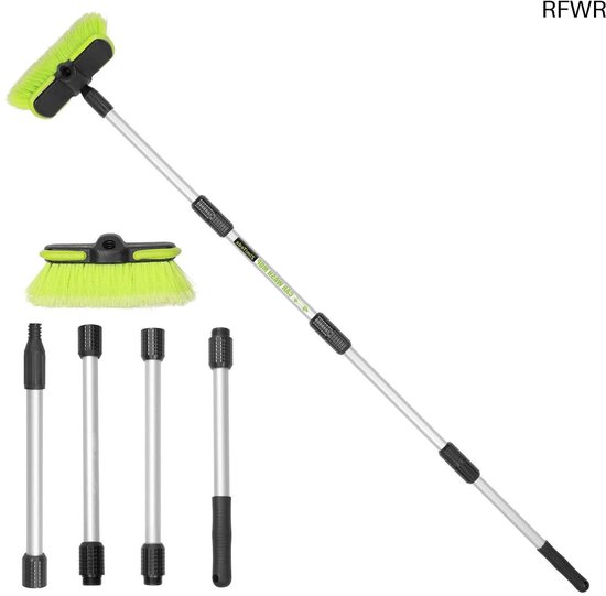 Wasborstel met Telescopische Steel - Raamreiniger - Autoborstel - poetsset