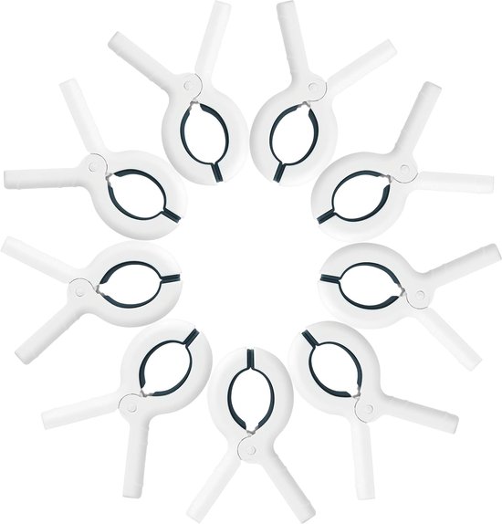 Wasknijpers, handdoekklemmen, windbestendig, kunststof, groot, voor dagelijks gebruik, badhanddoek, beddengoed, kleding, 9 stuks van Kakayopl