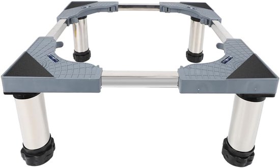 Wasmachine-onderkast - onderstel - instelbare breedte 40-60 cm - sokkel - geschikt voor koelkasten - wasmachines - drogers - hoogte 18-21 cm van DREUTEX