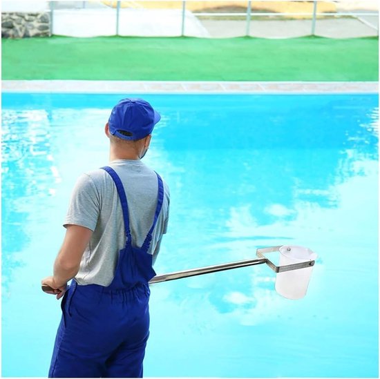 Water Sample Pole - Water Dipper Sampling Rod - Wateren Verzamelen - Telescopische Lengte - 700cm - Silver