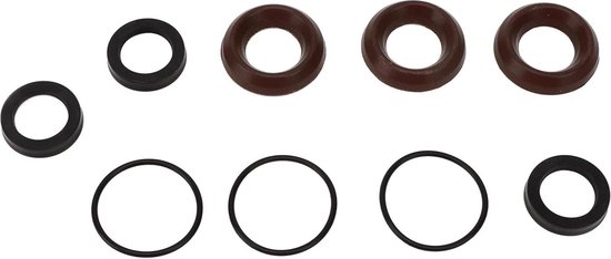 Water Seals Kit - 9 Stuks Hogedrukreiniger Pomp Seal Kit - Rubber AR1857 - Annovi Reverberi - 18mm RKA XR RKV XRC XRA - Vervanging Hogedrukreiniger Pomp . van Merkloos	