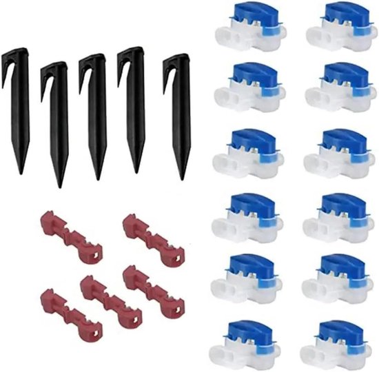 Waterdichte Elektrische Draad Connector Kit Tuin Tool Accessoires Met Gel Gevulde Terminals Voor Grasmaaier Draad Reparatie