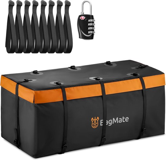 Waterdichte Hitch Cargo Carrier Bag 20ft³ - Duurzaam PVC Dekzeil met Combinatieslot en Heavy-Duty Riemen