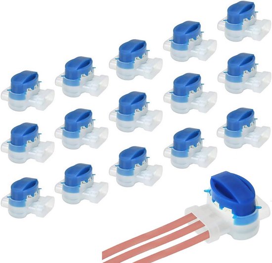 Waterdichte Kabel Plug 15 Pack - Ideaal voor Buiten en Tuinverlichting