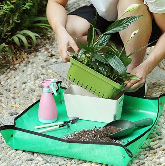 Waterdichte mat, om binnen en buiten te tuinieren van Merkloos	