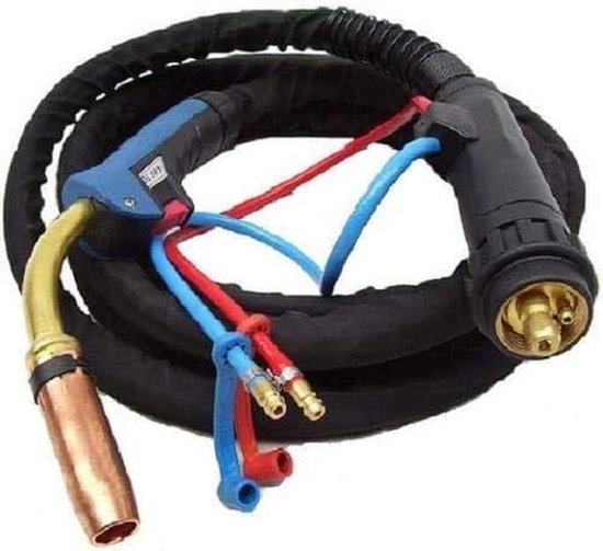 Watergekoelde MIG/MAG Lasbrander 3 Meter 550A met Slangenpakket