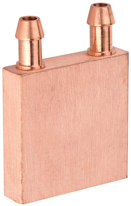 Waterkoeling - Koperen Blok - Warmte - Halfgeleider - Koeling - 40x40x10mm - Geschikt voor Grafische GPU en Hoofd CPU