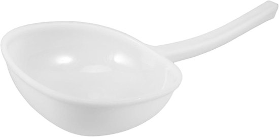 Waterlepel Lange Steel - Kunststof Schep - Planten Water Geven - Ruime Capaciteit - 48.5 cm - Wit
