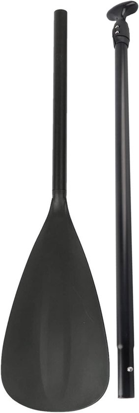 Watersport Paddle - Afneembare Oar - Varen Kajakken - Uitschuifbaar Verstevigd - 215 cm Lengte - Zwart