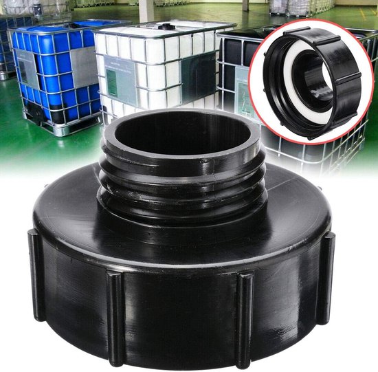 Watertankfitting - 100 mm - 2 inch Klep Adapter Connector - Tuinslang Adapter Fitting - S100* 8 tot 2 inch van Merkloos	