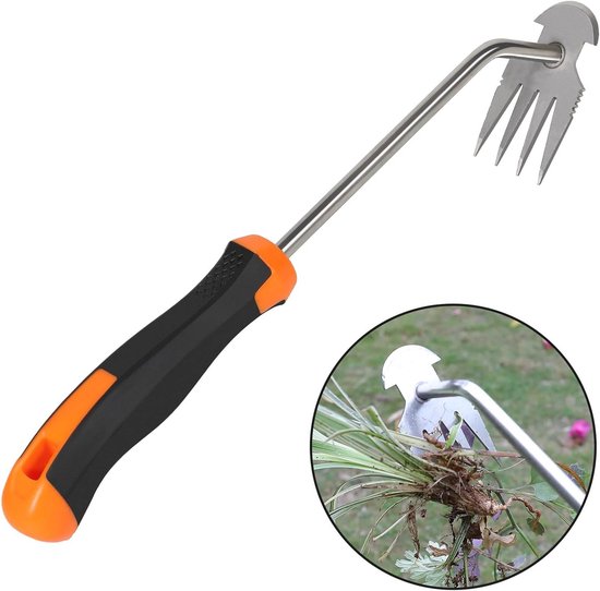 Weed Puller, Portable Garden Tools, 2024 New Manganese Steel Weed Puller, for Hand Weed for Vegetable Gardening, Backyard, Farm Planting and Uprooting Weeding Tools van Merkloos	