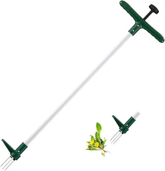 Weed Puller, Stand Up Weeder Handgereedschap, Lange Handgreep Tuin Wieden Tool met 3 Klauwen, Hand Weed Hound Weed Puller voor Paardebloem, Standup Weed Root Pulling Tool en Picker, Grabber (1 Stuk) van GARDTECH