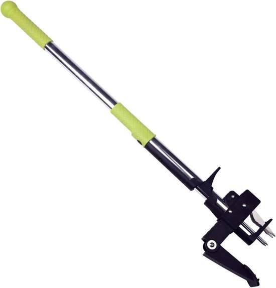 Weed Remover with Stainless Steel 4-Claws - Efficient Weed Removal Tool for Garden with Silver Aluminium Handle van WINSLOW & ROSS