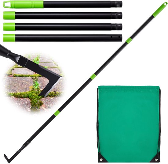 Weed Scraper 60-160cm met Handvat - Onkruidverwijderaar - Tegels - Voegen - Mos Verwijderaar - Tuinonderhoud van Merkloos	