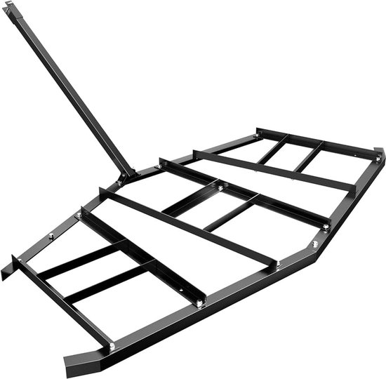 Weide-eg 217 x 106 cm egge voor gazonmaaier zitmaaier ATV, UTV sleep-eg voor bodembewerking, verspreiding en egalisatie