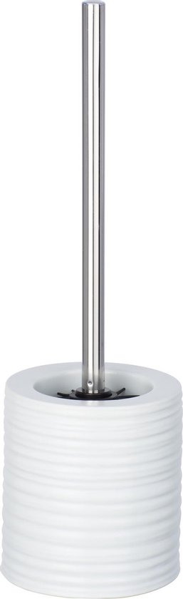 Wenko Toiletborstel Mila 12 X 40 Cm Keramiek Wit 2-delig van WENKO