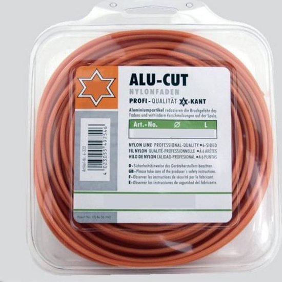 Westfalia Aluminium polyamide garen (nylon draad) 2,4 mm, 90 m, 6 randen van Westfalia