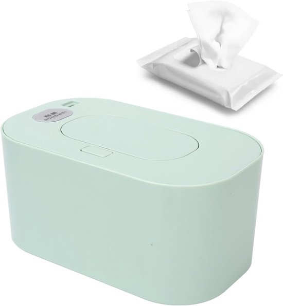 Wet Wipes Heater, Energy Saving Wet Wipes Heating with Constant Temperature ABS for Toilets (Green) van Salmue