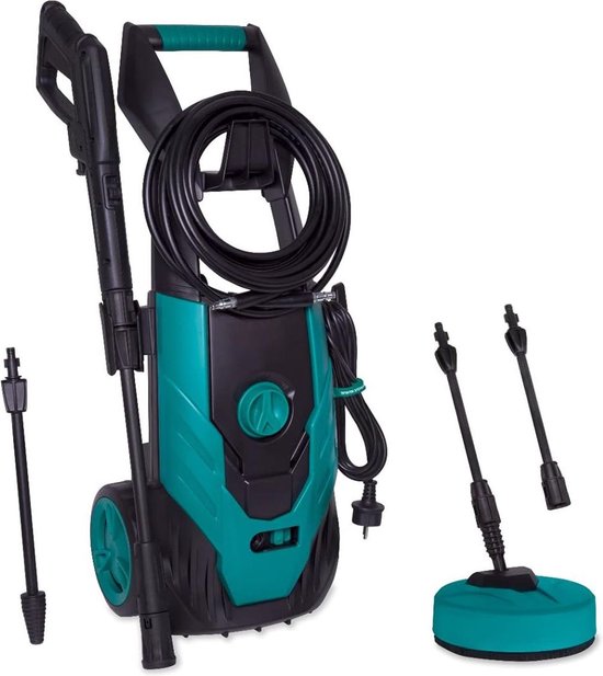 White-Label® Hogedrukreiniger Auto - Hogedrukspuit - Terrasreiniger - Blauwgroen van White-Label®