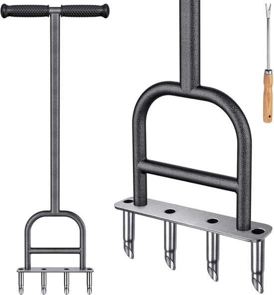 White-Label® Prikrol - Gazonbeluchter - Gras Beluchten - Gazon Beluchter - Zwart van Merkloos	