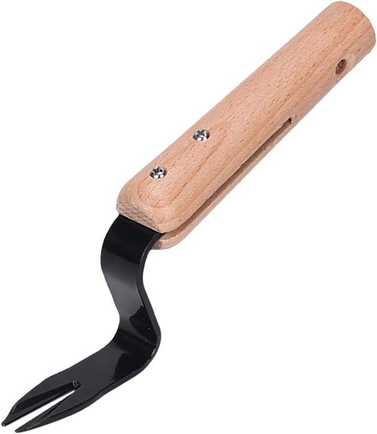 Wieden handgereedschap - Onkruidsteker - Effectief tuinieren - Ergonomisch houten handvat - 20.5 cm - Niet gespecificeerd