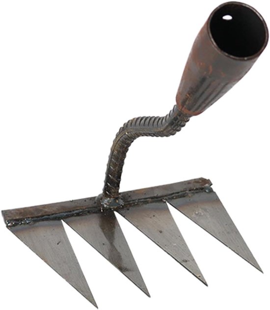 Wieden Rakgereedschap - Tuinhark Onkruid - Gazon Onderhoud - Gehard Staal - 21.6 cm Breedte - A