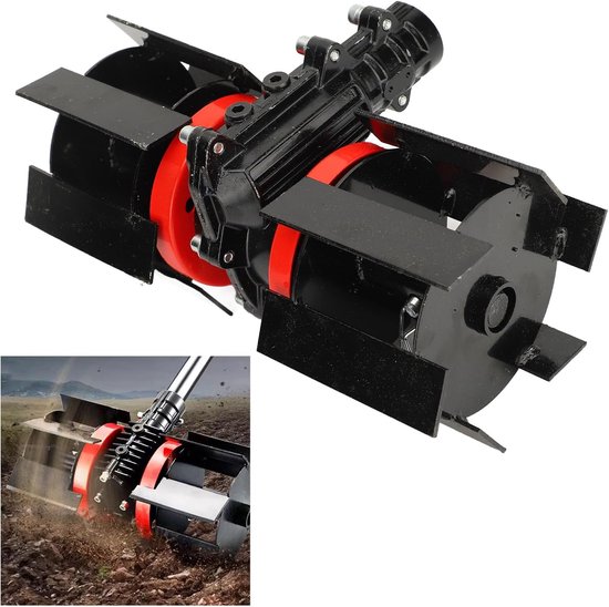 Wiedwiel Tuin - Frezen Wiel - Onkruid Verwijderen - Universele Pasvorm - 10cm Diameter - Zilver van Merkloos	