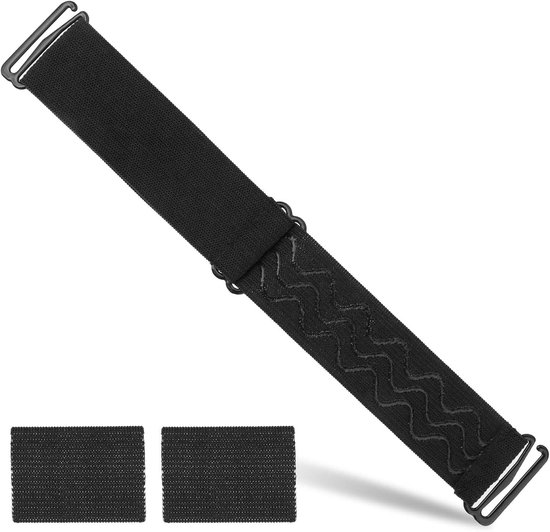 Wig band - elastisch - verwijderbaar - glueless - verstelbaar - siliconen strips - naadloze hoofdband - anti-slip - installatie kit - wig cap - naaien accessoires - voor glueless wig van Merkloos	