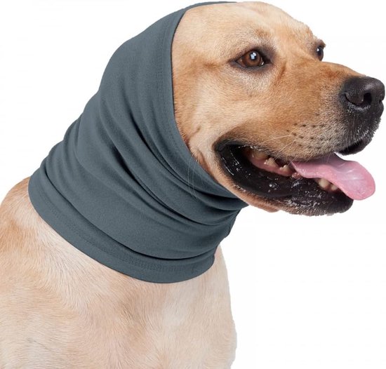 Winter hond snood - hond oor- en oorbeschermers - verzorging - warm houden - geluidsreductie - angstgenezing verlichting van Playshoes.