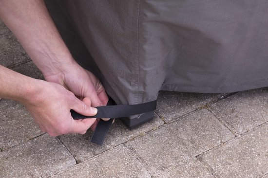 Winza Outdoor Covers - Premium - beschermhoes tafel tot 140 cm - Afmeting : 145x105x75 cm - Tuintafelhoes - tafelhoes - tuintafel hoes -2 jaar garantie van Merkloos	