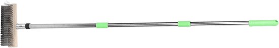 Wire Brush Broom met Handvat Ergonomische Stalen Haren voor Veilig Veelzijdig Schoonmaken van Haarden Houtkachels Grillroosters Schoorsteenpijpen